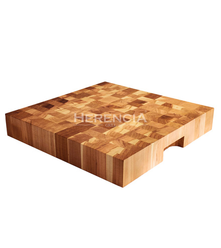 [HER019] Tabla wood decor grano vertical cuadrada